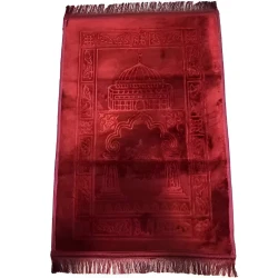 سجادة صلاة  لون أحمر