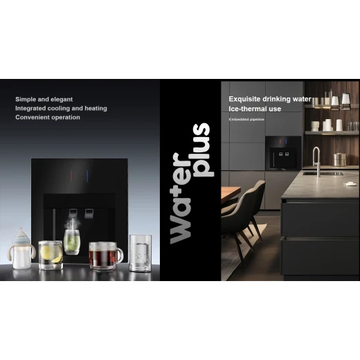 WaterPlus – Built-in Water Dispenser with Black Glass Finish B2024-M - Manual - Waterplus - Image 4
