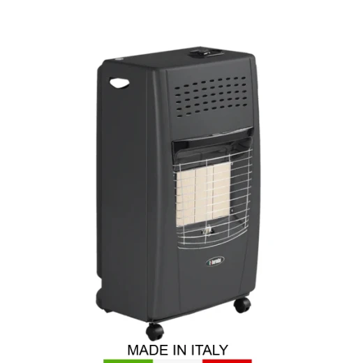 Bartolini Bella Black Gas Heater – Variable Power 1400-4200W