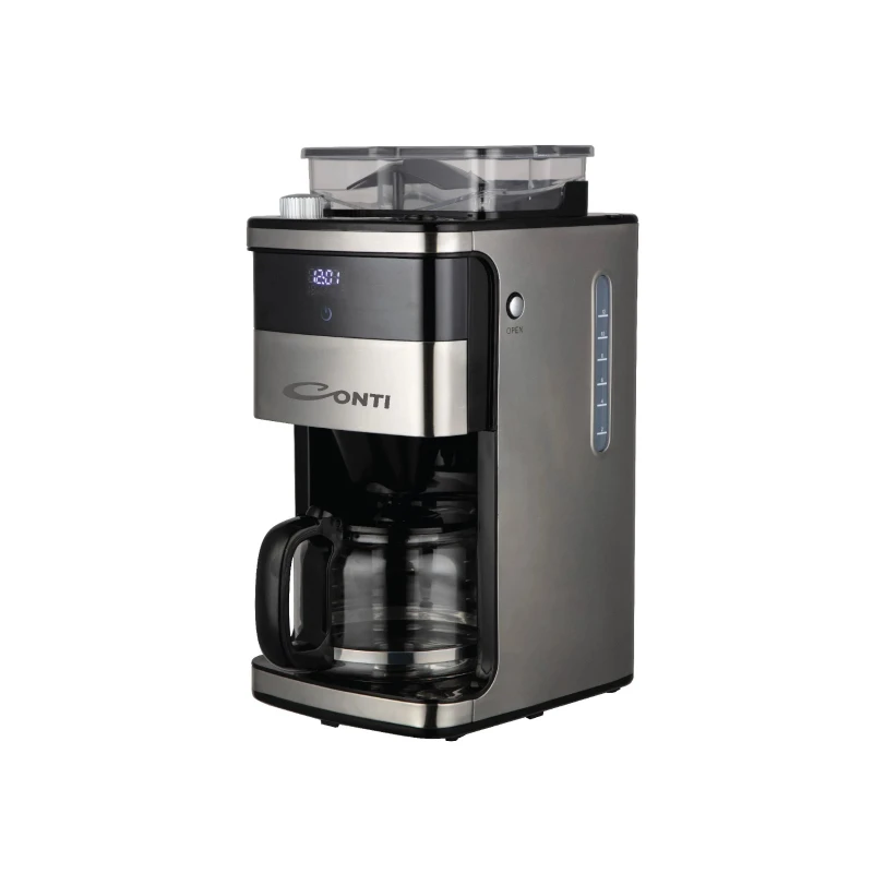 Conti CM 3034 BS Coffee Machine with Grinder – 1.5L Tank – Full Touch Screen - Conti