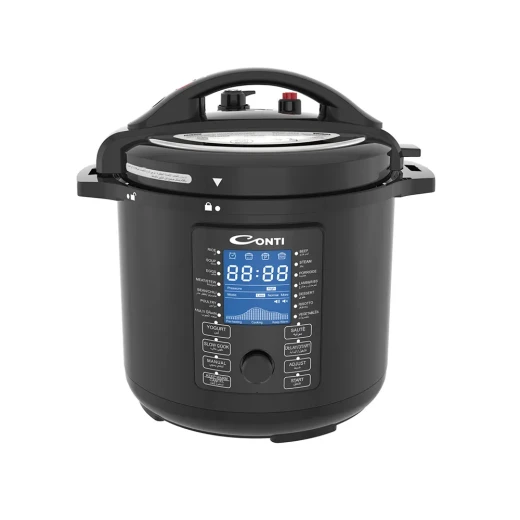 Conti EPC12A010-BK Electric Pressure Cooker – 12L Capacity, 1600W Power, LED Touch Control, 15 Preset Cooking Programs Conti EPC12A010-BK Electric Pressure Cooker – 12L Capacity, 1600W Power, LED Touch Control, 15 Preset Cooking Programs