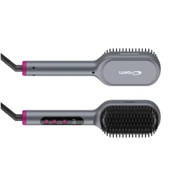 Conti Infrared & Ionic Hair Straightening Brush, XL Ceramic Coated, LCD Display, 230°C, BTY B0001 CP