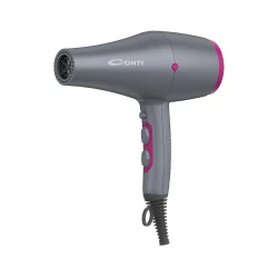 Conti Professional Hair Dryer, 2200W AC Motor, 2 Speeds & 2 Temps, 3 Accessories, BTY D0004 CP