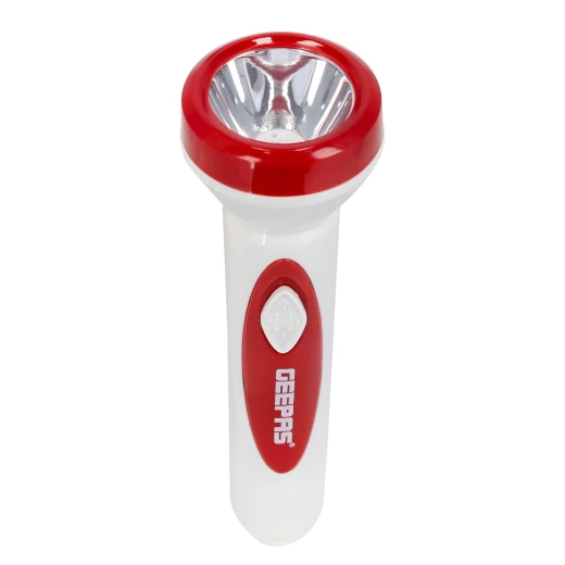 Geepas GEFL4664N 2-in-1 Rechargeable Lantern and Torch – 36 SMD LED Lantern, 3W Hi-Power Torch, Solar & USB Charging, Energy Efficient, Red & White - GEEPAS - Image 4