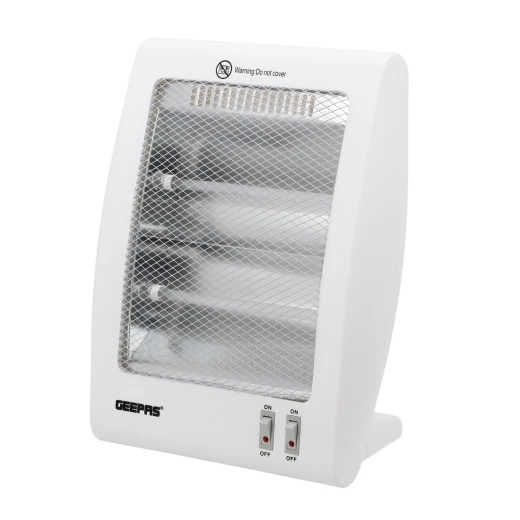 Geepas GQH28522 Quartz Heater 800W with 2 Heat Settings & Tip-Over Protection Geepas GQH28522 Quartz Heater 800W with 2 Heat Settings & Tip-Over Protection