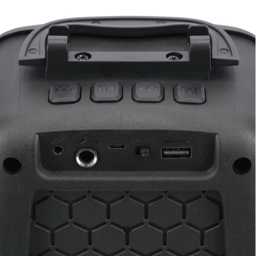 Geepas Portable Bluetooth Speaker GMS11156 – with Microphone, LED Light & USB/TF/FM/AUX Support - GEEPAS - Image 8