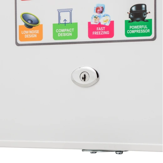 GEEPAS GRF654WPEN 60L Single Door Refrigerator - Compact, Powerful Compressor, Energy Saving, Fast Freezing, Adjustable Thermostat, 60L Capacityrate Chiller Compartment,  1 Year Warranty - GEEPAS - Image 6
