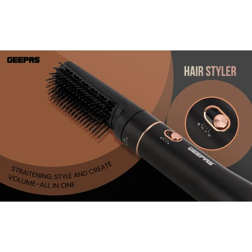 Geepas Hair Styler| GH86064|Hair Styler for Men and Women| Cool Shot Function| Two Heat Settings| Built-In Comb - GEEPAS - Image 8