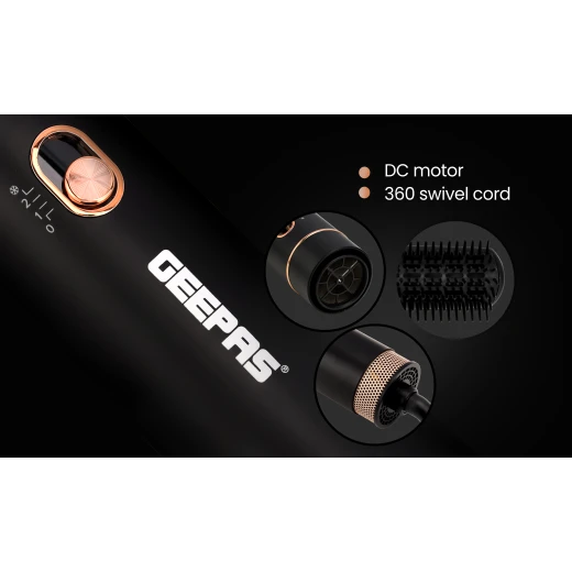 Geepas Hair Styler| GH86064|Hair Styler for Men and Women| Cool Shot Function| Two Heat Settings| Built-In Comb - GEEPAS - Image 10