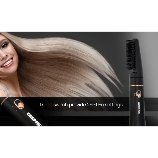 Geepas Hair Styler| GH86064|Hair Styler for Men and Women| Cool Shot Function| Two Heat Settings| Built-In Comb - GEEPAS - Image 11