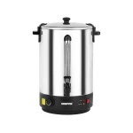 Geepas GK38064UK 30L Stainless Steel Water Boiler – 2500W, Adjustable Thermostat, Boil Dry Protection, Black & Silver - GEEPAS