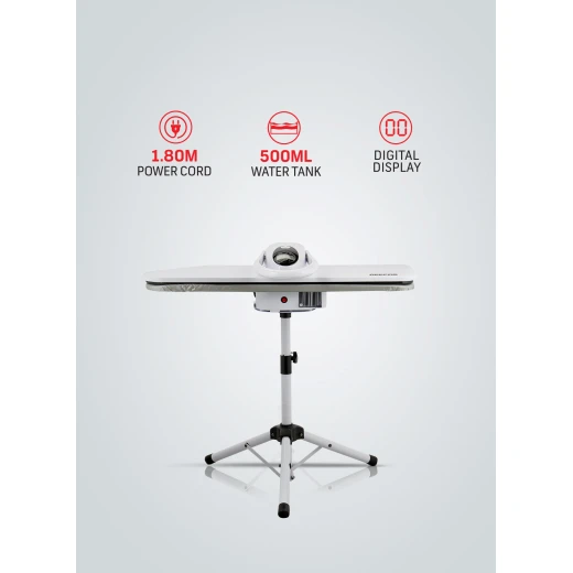 Geepas GSP25036 34-Inch Digital Steam Press with Stand – 2200 W, 500 ml Tank - GEEPAS - Image 6