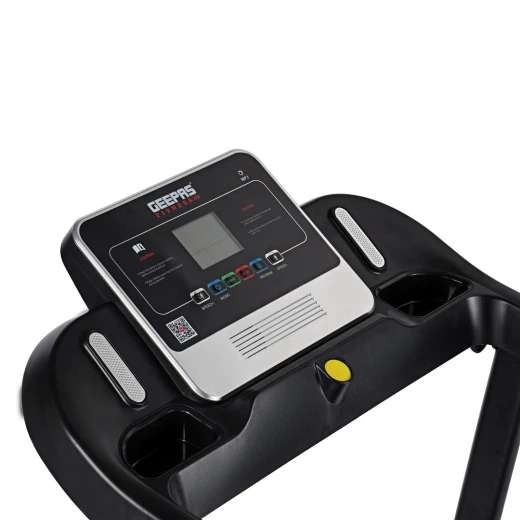 Geepas GFT90000 Foldable Treadmill – 2.0HP Motor, 12 Programs, App Sync (Zwift, Kinomap, Spax), LCD Display, Black - GEEPAS - Image 4