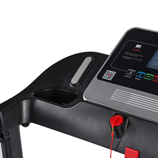 Geepas GFT90000 Foldable Treadmill – 2.0HP Motor, 12 Programs, App Sync (Zwift, Kinomap, Spax), LCD Display, Black - GEEPAS - Image 10