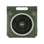 Geepas 8" Rechargeable Solar Fan with Remote Control, Smart Panel & LED Light – 3 Speed Modes, 20 Hours Working Time – GF21233 – Green - GEEPAS