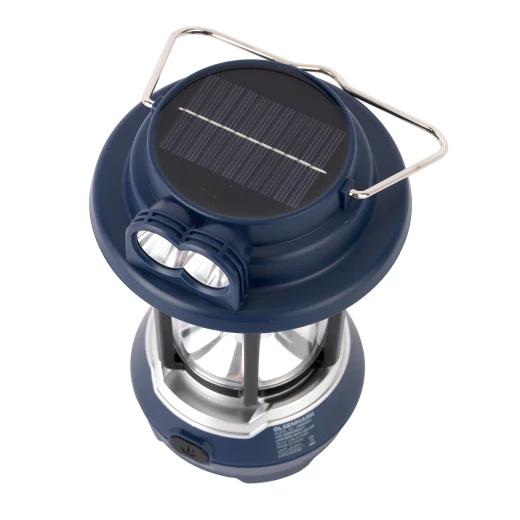 Olsenmark LED Emergency Lantern with Solar – OME2824, Energy Efficient, Super Bright, 7 Hours Runtime, Portable, Compact, Blue, 2 Years Warranty - olsenmark - Image 3