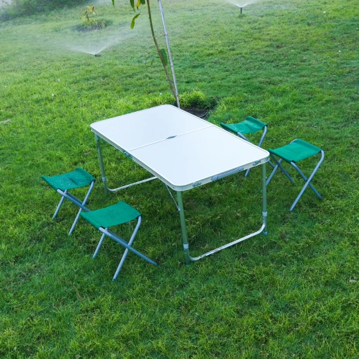 Royalford Camping Table and Chairs RF11676 – Foldable, Lightweight, and Portable 4-Seater Set for Outdoor & Indoor Use - Royalford - Image 2