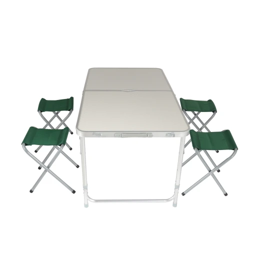 Royalford Camping Table and Chairs RF11676 – Foldable, Lightweight, and Portable 4-Seater Set for Outdoor & Indoor Use Royalford Camping Table and Chairs RF11676 – Foldable, Lightweight, and Portable 4-Seater Set for Outdoor & Indoor Use