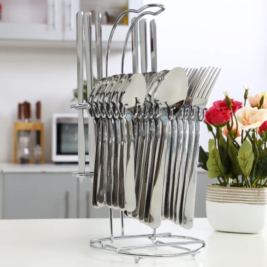 Royalford RF7009 24-Piece Stainless Steel Cutlery Set for Dining - Royalford - Image 7
