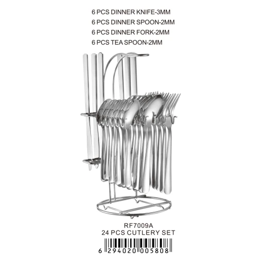 Royalford RF7009 24-Piece Stainless Steel Cutlery Set for Dining - Royalford - Image 8