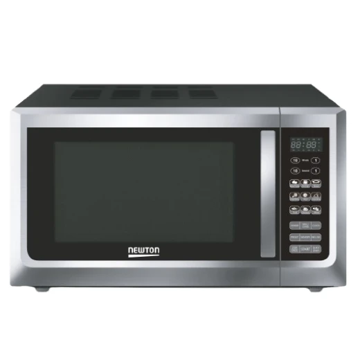 Newton Silver Microwave Oven & Grill Combo 43 Liter: Experience versatile cooking with this family-sized appliance. Grill, bake, and microwave with ease. Perfect for all your culinary needs. Featuring a spacious 43L capacity, it's ideal for preparing meals for the whole family. Enjoy the convenience of a combined oven and grill. Newton Silver Microwave Oven & Grill Combo 43 Liter: Experience versatile cooking with this family-sized appliance. Grill, bake, and microwave with ease. Perfect for all your culinary needs. Featuring a spacious 43L capacity, it's ideal for preparing meals for the whole family. Enjoy the convenience of a combined oven and grill.