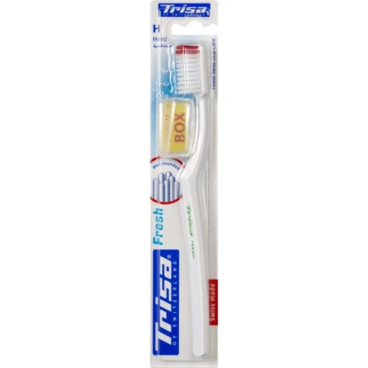 Trisa Fresh Hard Toothbrush with Cap - TRISA - Image 2