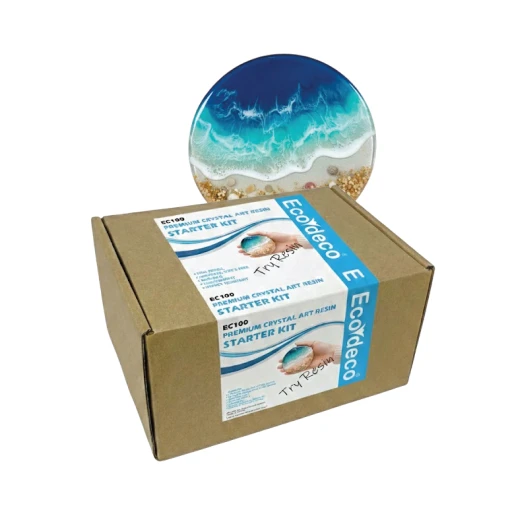 Ecodeco Resin Starter Kit, Complete Resin Art Kit Includes 500g Resin, 250g Hardener, 200ml Bubble Remover, Silicone Mold, Mica Colors, Digital Scale & Mixing Sticks, instruction manual Ecodeco Resin Starter Kit, Complete Resin Art Kit Includes 500g Resin, 250g Hardener, 200ml Bubble Remover, Silicone Mold, Mica Colors, Digital Scale & Mixing Sticks, instruction manual