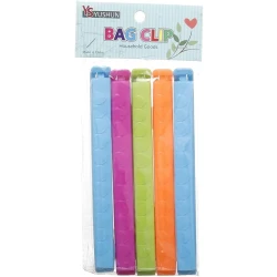 Large Food Bag Clip Closure, Multicolor