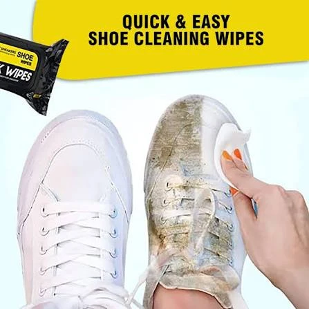 Mini Pocket Shoe Cleaning Wipes – 4 Portable Packs - Aa - Image 3
