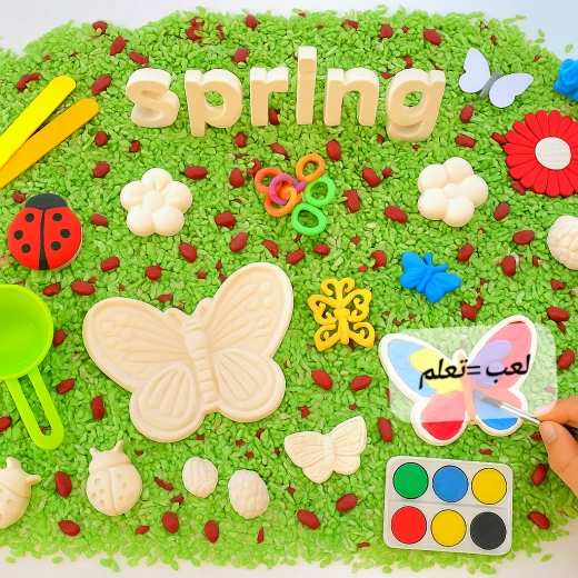 sensoria ,Spring Sensory Kit ,multi color , (32x 22 x14 cm )