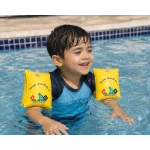 Sensoria, Kids Inflatable Swim Arm Bands | Swimming Learning Aid (assorted color :blue , yellow or organge ) - sensoria