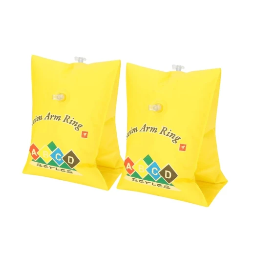 Sensoria, Kids Inflatable Swim Arm Bands | Swimming Learning Aid (assorted color :blue , yellow or organge ) - sensoria - Image 3