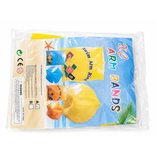 Sensoria, Kids Inflatable Swim Arm Bands | Swimming Learning Aid (assorted color :blue , yellow or organge ) - sensoria - Image 4