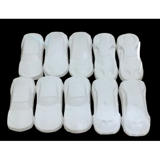 3-4 cm -10 gypsum cars for coloring - sensoria - Image 2
