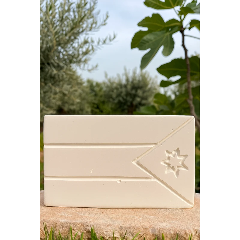 Sensoria Gypsum Jordanian flag for coloring - sensoria
