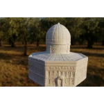 Sensoria  Dome of the rock gypsum model for coloring around 8cm in diameter  - sensoria