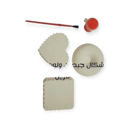 Smurf the artist :Red sensory set (one edition) one small smurf, red Orbeez, magnifier, sensory materials, 3 gypsum models and red paint with brush - sensoria - Image 6