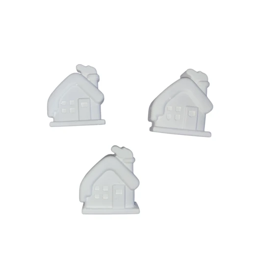 The three sheeps story set contains one big mother sheep and 3 lambs, and 3 houses and 1 tree  - sensoria - Image 2