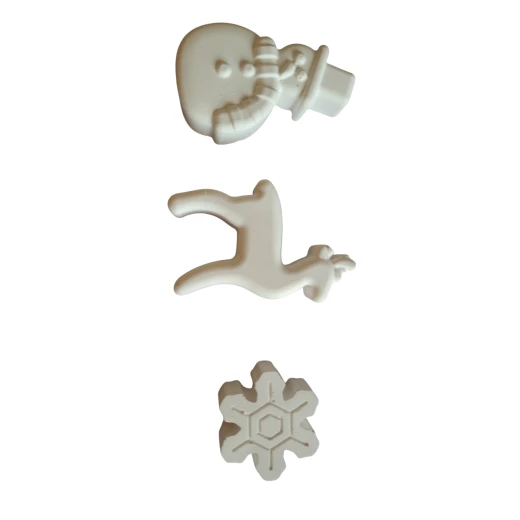 DIY winter pendants 3 wood pendants for decoration, 3 gypsum models for coloring  - sensoria - Image 5