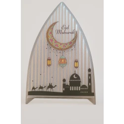 Half Moon Curve Triangle Eid Lantern (7.5* 3.5 cm)