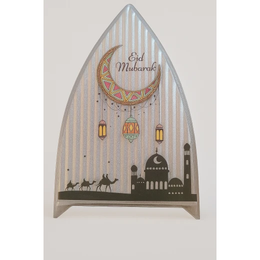 Half Moon Curve Triangle Eid Lantern (7.5* 3.5 cm) Half Moon Curve Triangle Eid Lantern (7.5* 3.5 cm)