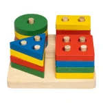  لوحة الفرز الهندسية تعلّم الأشكال والأرقام والألوان من خلال الترتيب من سينسوريا  - سنسوريا