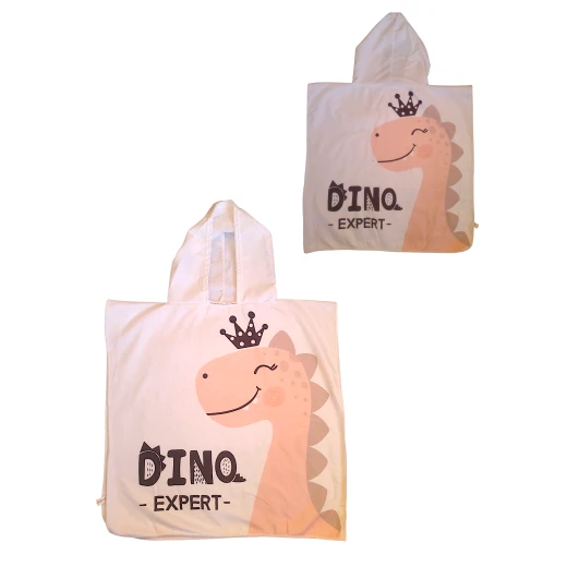 Sensoria, Dino Hooded towel for Kids age 2-10 years - sensoria - Image 3