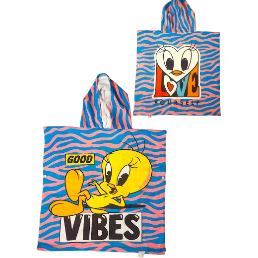 Sensoria, Tweety Hooded towel for Kids age 2-10 years - sensoria - Image 2