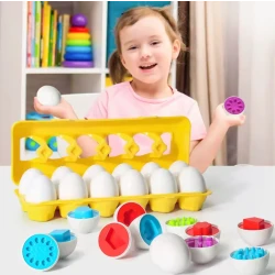 Sensoria, Montessori Educational Toy for Kids, Smart Egg Toy, Shape Matching Game, Sorting Toy, Puzzle Games for Children, Educational Toys