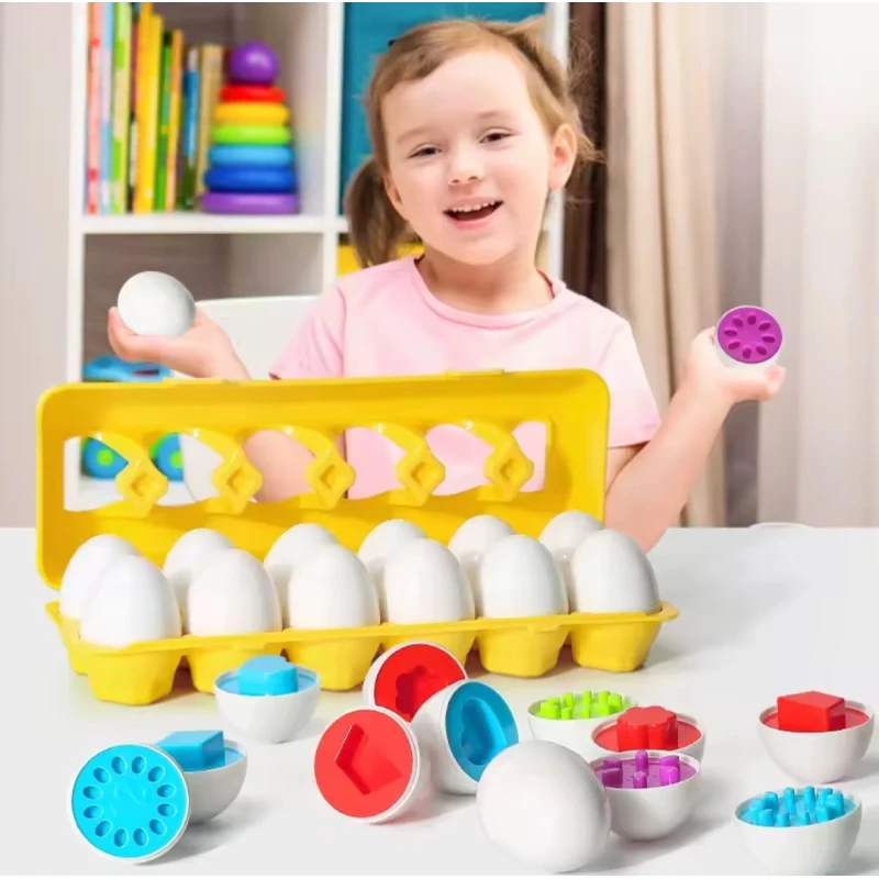 Sensoria, Montessori Educational Toy for Kids, Smart Egg Toy, Shape Matching Game, Sorting Toy, Puzzle Games for Children, Educational Toys - sensoria