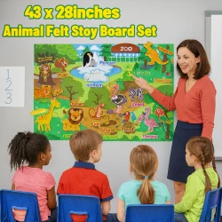 Sensoria interactive learning mat, puzzle like, soft, Montessori inspired Mt, Forest animals theme 
