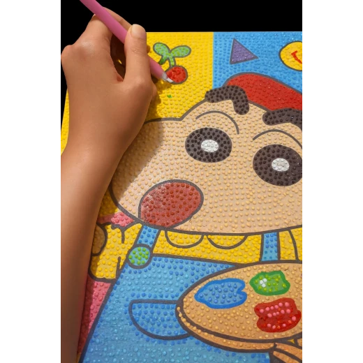 Sensoria 5D Diamond Dotting Art, Sparkling Diamond Texture, Relaxing DIY Craft for Kids & Adults, Easy Dot-by-Symbol Canvas - sensoria - Image 2
