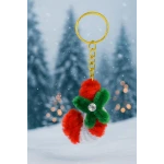 Sensoria, hand-made keychain (pipes cleaners ) Christmas theme - sensoria