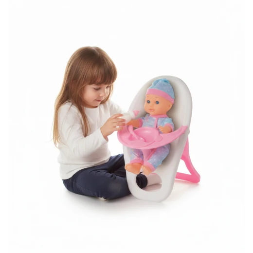 Sensoria, Baby doll set : bed, highchair, stroller and baby doll with it's accessories  - sensoria - Image 3
